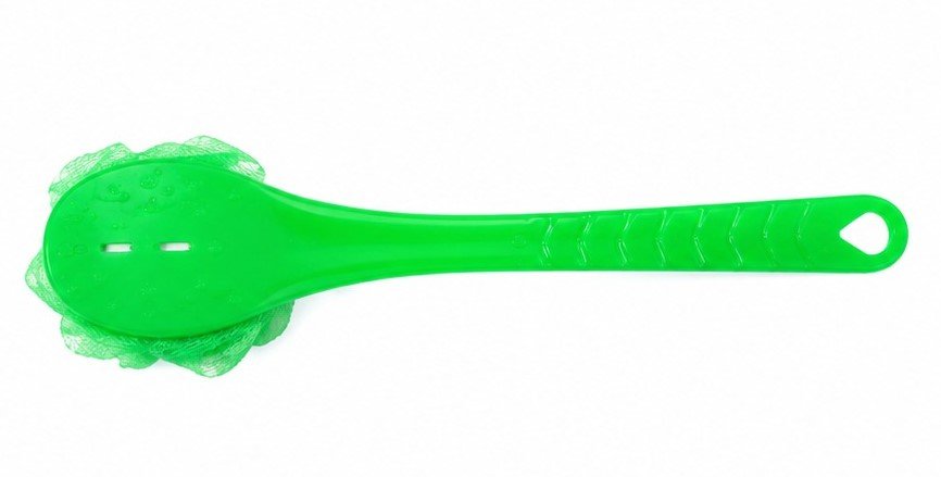 Handle Loofah Shower Brush with Smooth Grip, Back Scrubber for Bath(KBL-331) - Image 3
