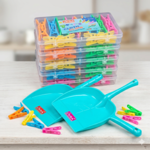CLOTH CLIP & DUSTPAN